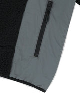 CURVED SHERPA FLEECE JACKET