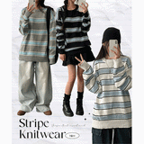Raffle Two-Tone Coloring Unit Raffle Fit Knitwear