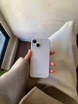 yeowhi ワンカラーアイフォンケース (ソフトグレー)