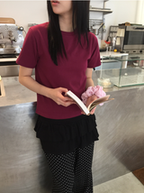 ダレクロップ起毛半袖Tシャツ（6c）