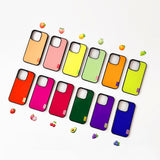 【MADE】オレンジPhoneケース [Glossy Glass/Magsafe]