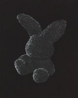 25FW WOMAN FUZZY RABBIT SHORT SLEEVE T-SHIRT