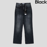 Mille stone washed bootcut denim pants