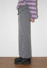 (Lining Brushed) ボカシボタンニットスカート
