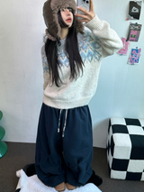 PUNCHING LOOSE HIP STREET LONG PANTS 💙🤎2COLOR