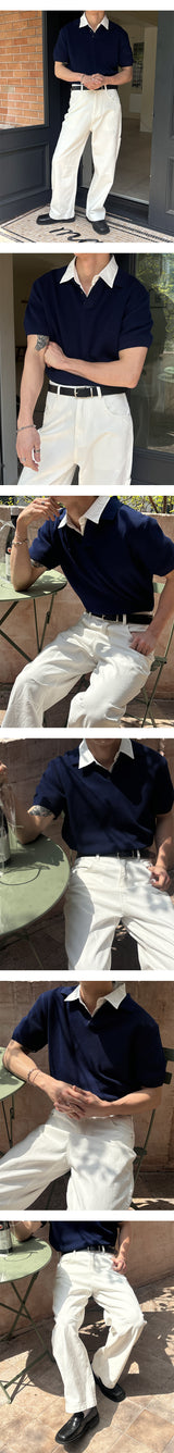 [Unisex] Islet cotton semi wide pants(3color)