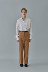 Oxford logo shirt_ivory