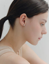 26SS★ Essence 14K (Y) Lab-worn Diamond Princess Piercing 0.5CT