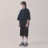 denim stitch shirts_blue