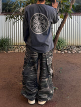 Ju camo Balloon Sweat 2C