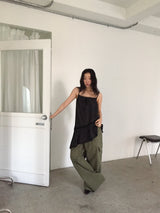 Rib Unbalanced Dress (3 colors)