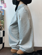 INSIDE-MINK🤍 PINTUCK BASIC LONG WIDE PANTS 🤍🖤🩶3COLOR