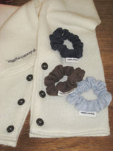 [3 set] Pommy Berry Scrunchie (Blue)