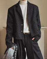 Flat Cropped Tweed Jacket