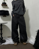   Artifical leather wide PT  [2color] 306