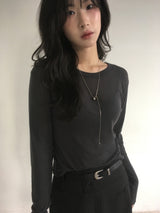 Wool Round Neck T-Shirt