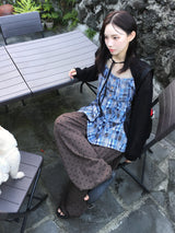 Polka Dot Wide Balloon Pants (2c)