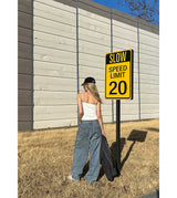 TWILL CORSET TOP