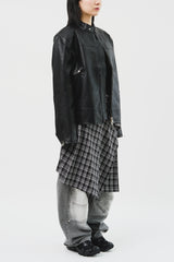 Burn Leather jacket (3color)