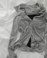 [MADE] Poco, loose fit hoodie cardigan