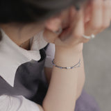 Love even your sadness, line bracelet