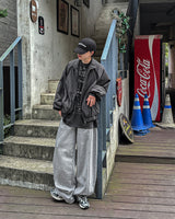 ミジュサイドスナップバルーンスウェットパンツ