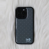 Polka dot horse gray epoxy bumper case