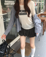 ポケットチェックシャツ