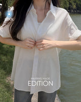 [MADE] Airy cooling short‑sleeve shirt