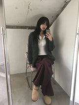 コットンバンディングスラックス