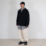 2ポケットチェックシャツ (BLACK)