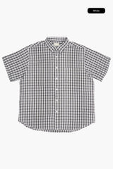 Embo check short sleeve over shirt