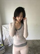 Shirred halter top