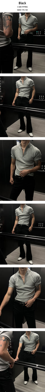 [4SEASON] Black boots cut pants