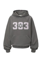 Sporty 333 hoodie - charcoal