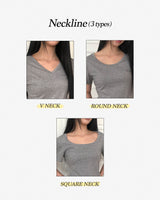 モエント3ネック半袖Tシャツ