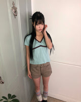 ルトン レース ショートスリーブ Tシャツ