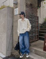ブランククロップカラーTシャツ