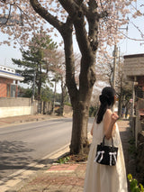 Mini easy ribbon bag_black