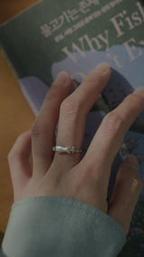 Light and You, silver ring