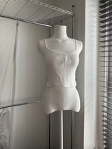 Ribbon lace sleeveless (3 colors)