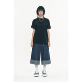 Royal Track Ringer Short Sleeve - Black