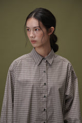 Classic check shirts (Brown)