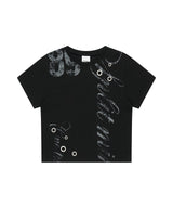 TRUTH EYELET TEE_BLACK