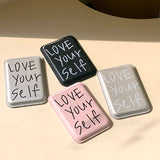 WhiteBlack - Love yourself Magsafe Phone Case Card Pocket Set