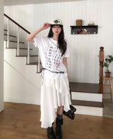 Code Vintage Lettering Short Sleeve