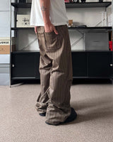 HD Pintuck Striped Pants