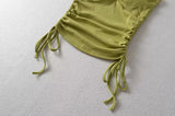 Lovely Halter Shirring Top 232292349