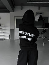 レタリング エクスプロー フーディ ジップアップ (unisex)