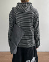 Vine Stripe Hood Long Sleeve
